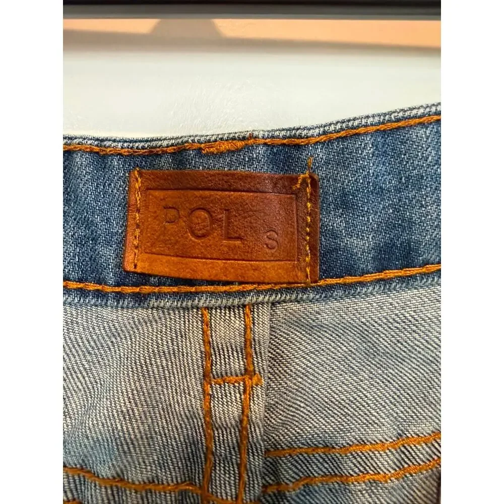 POL distressed patchwork